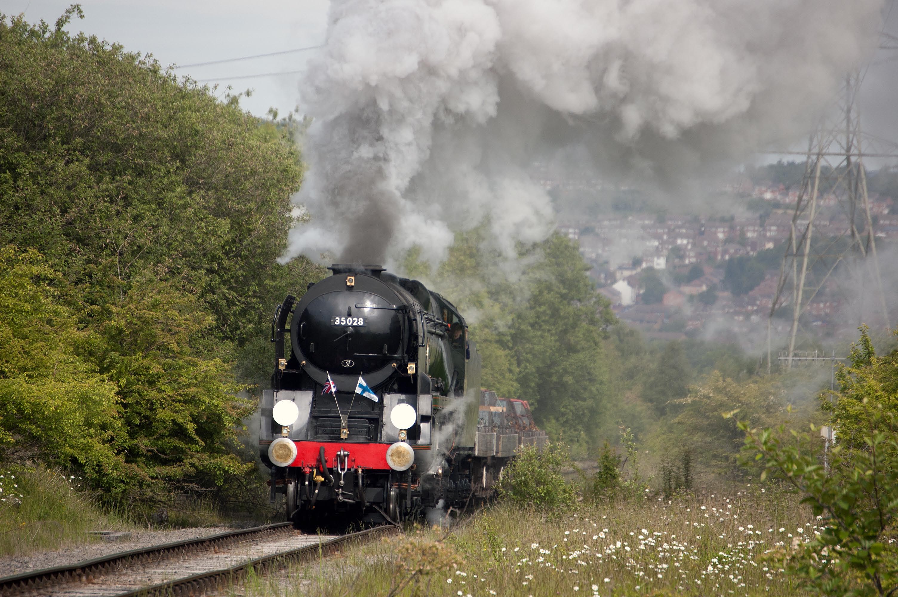 Clan Line at Outokumpu steelworks