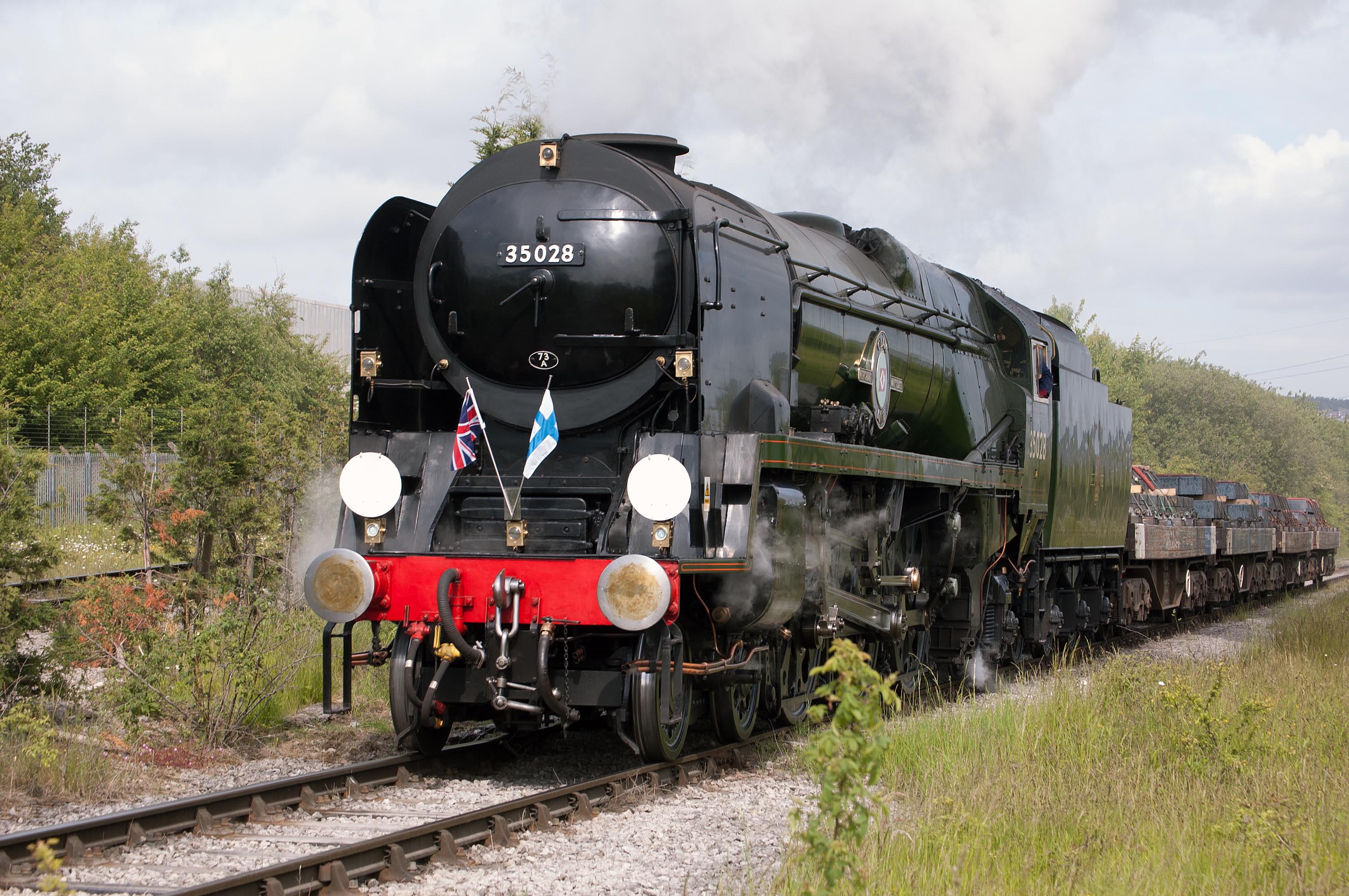 Clan Line at Outokumpu steelworks