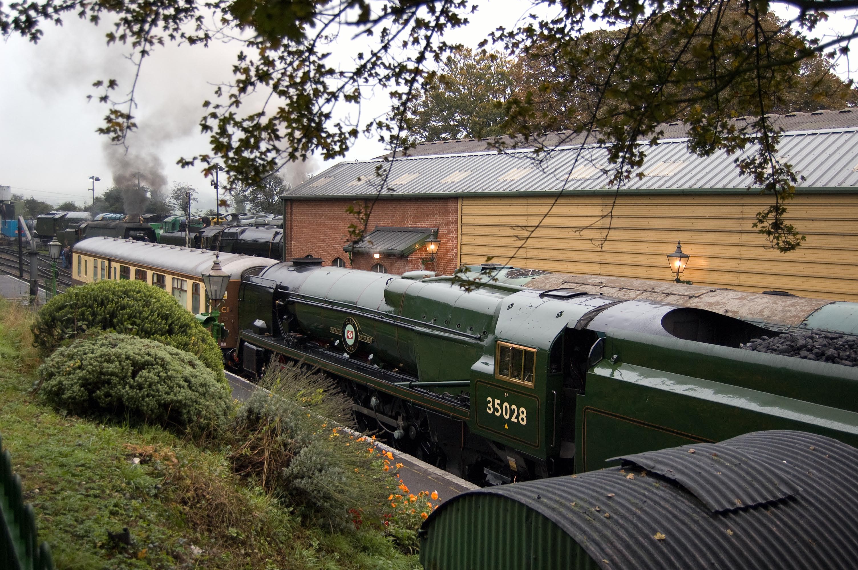 Clan Line at Ropley