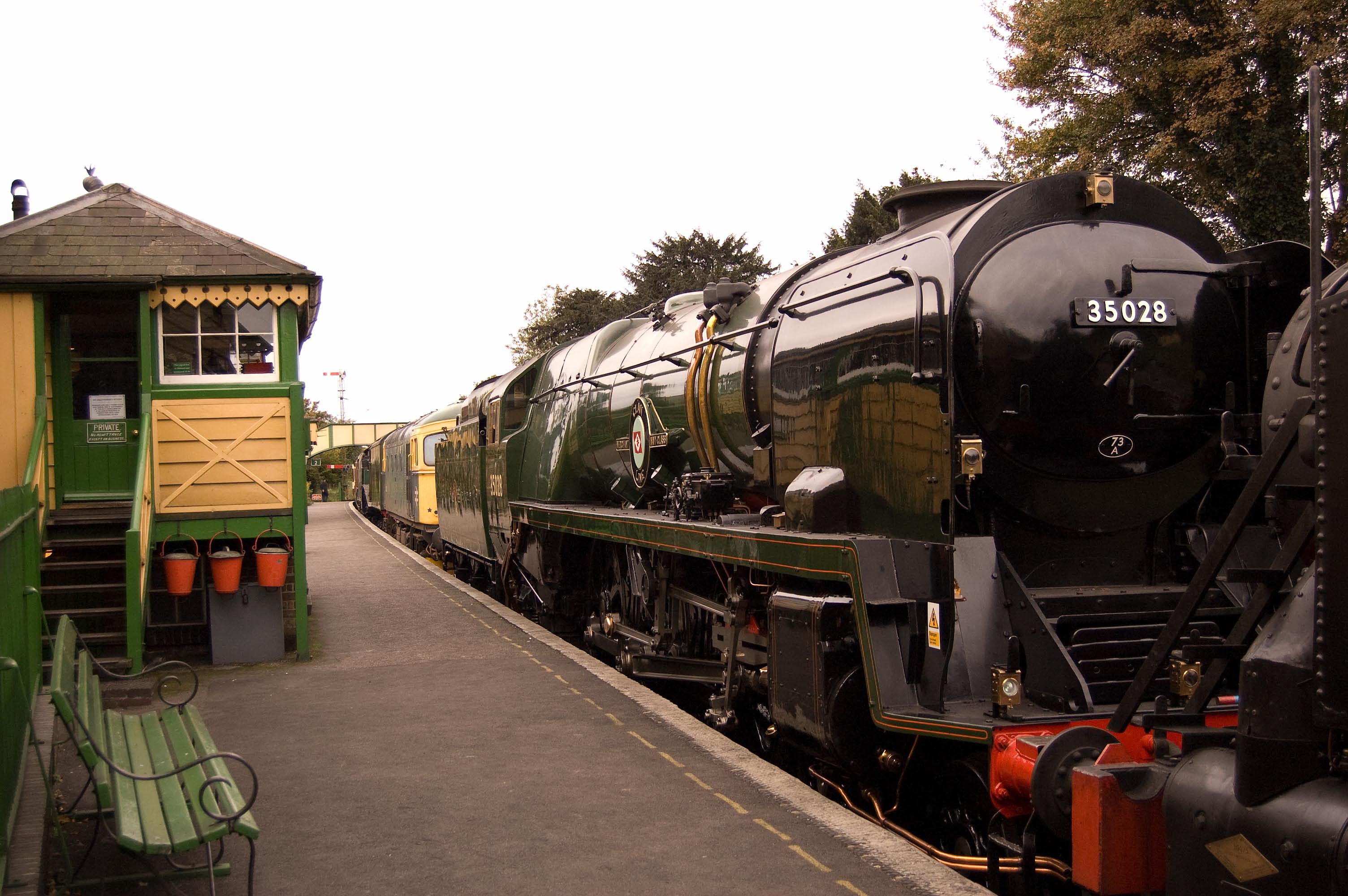 Clan Line at Ropley