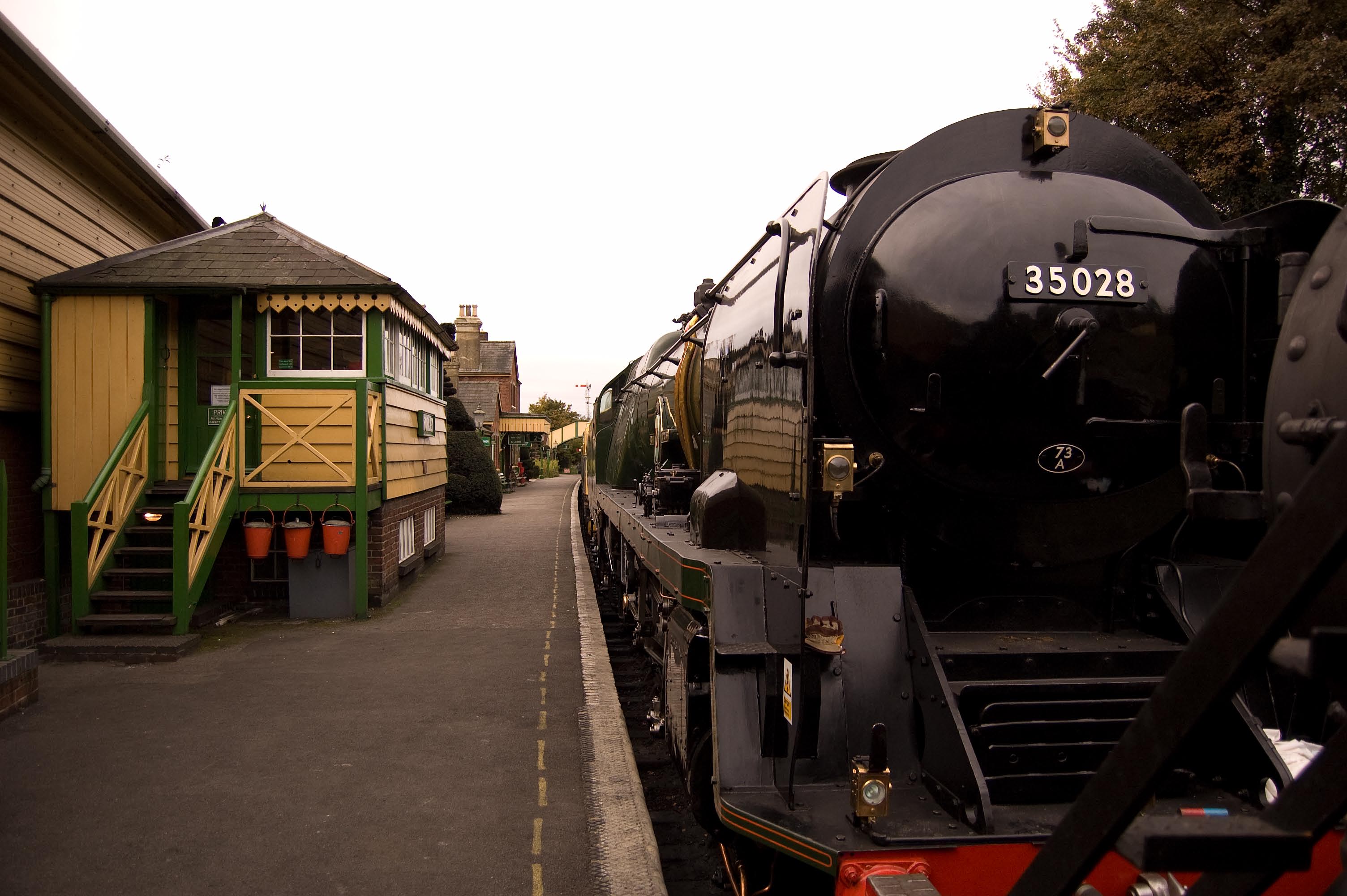 Clan Line at Ropley