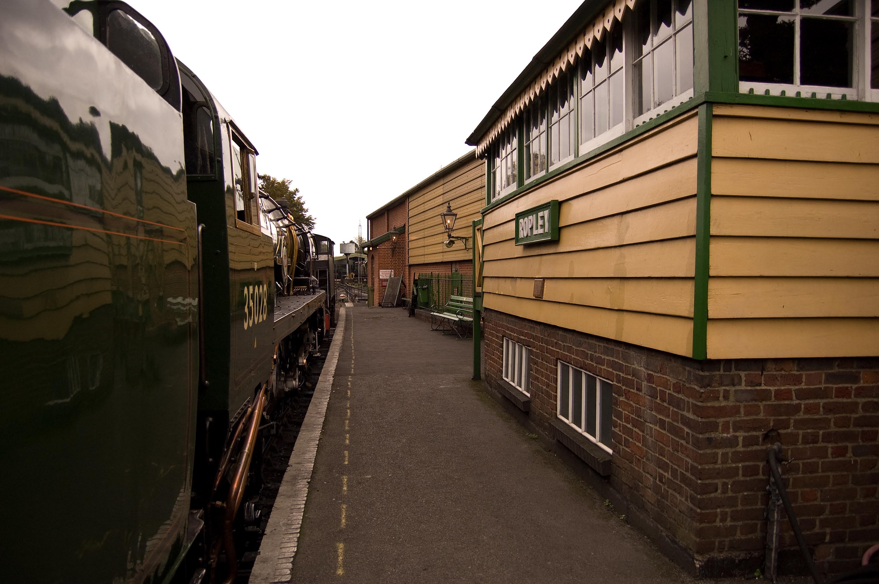 Clan Line at Ropley