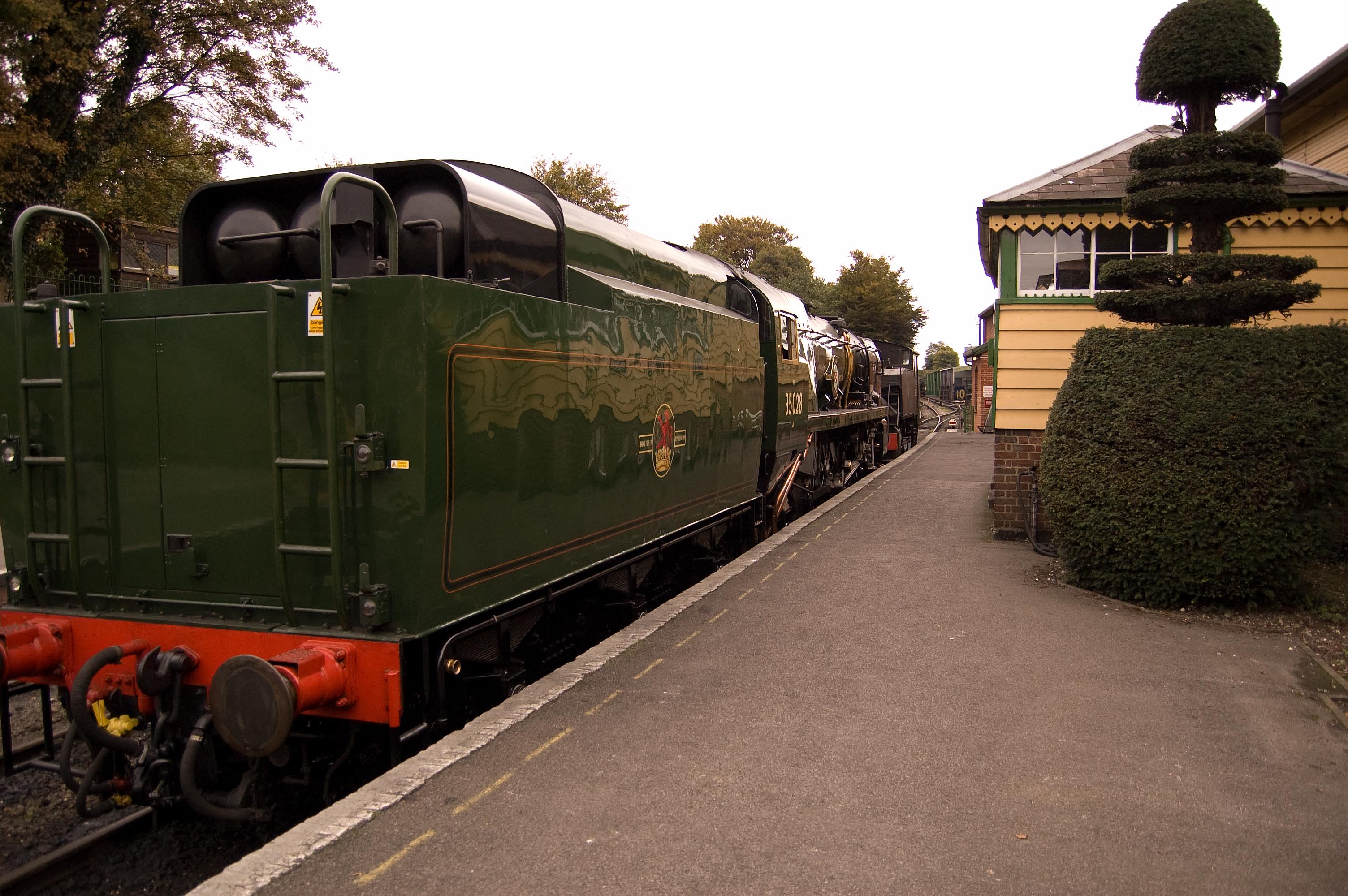 Clan Line at Ropley