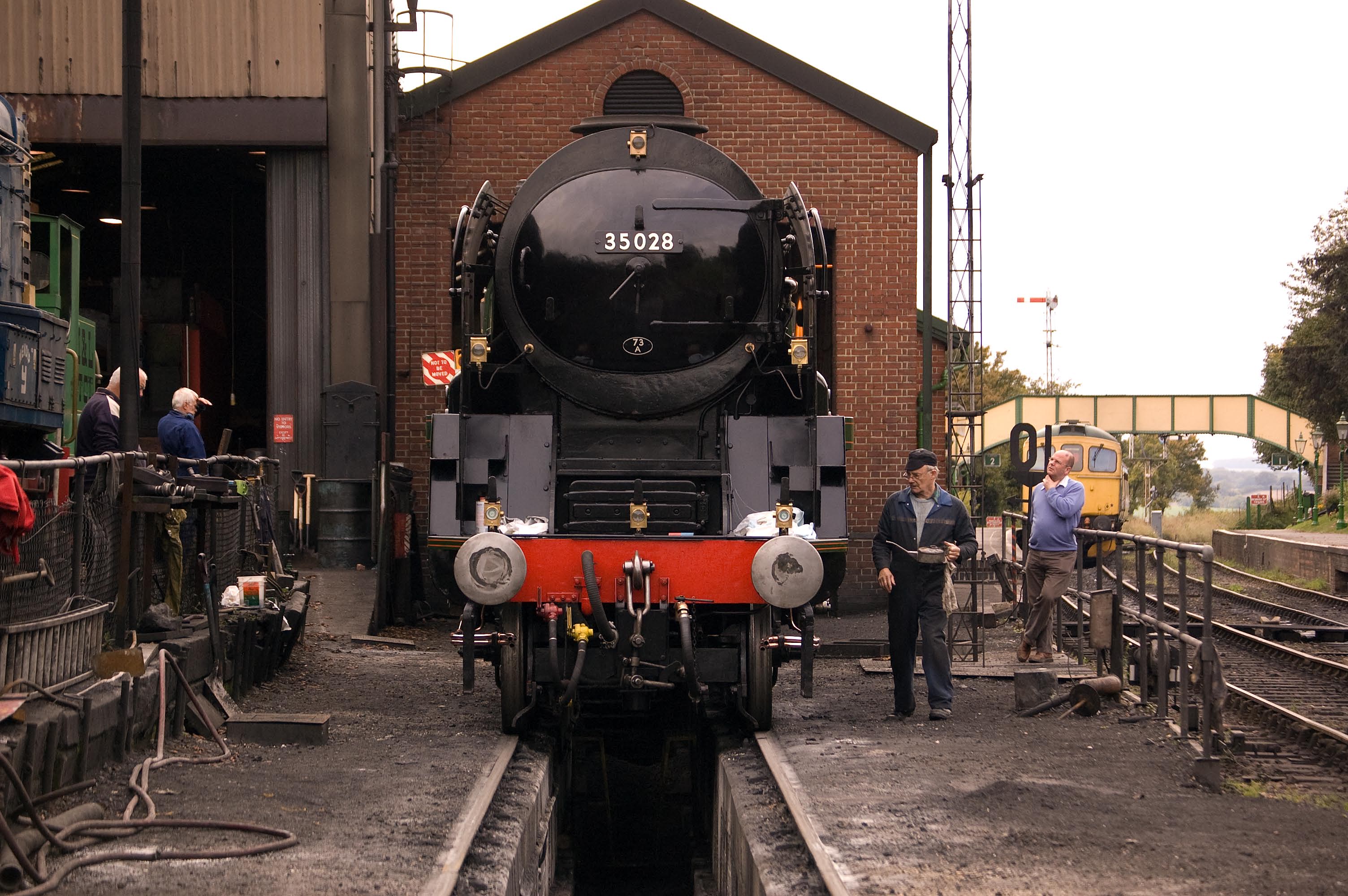 Clan Line at Ropley