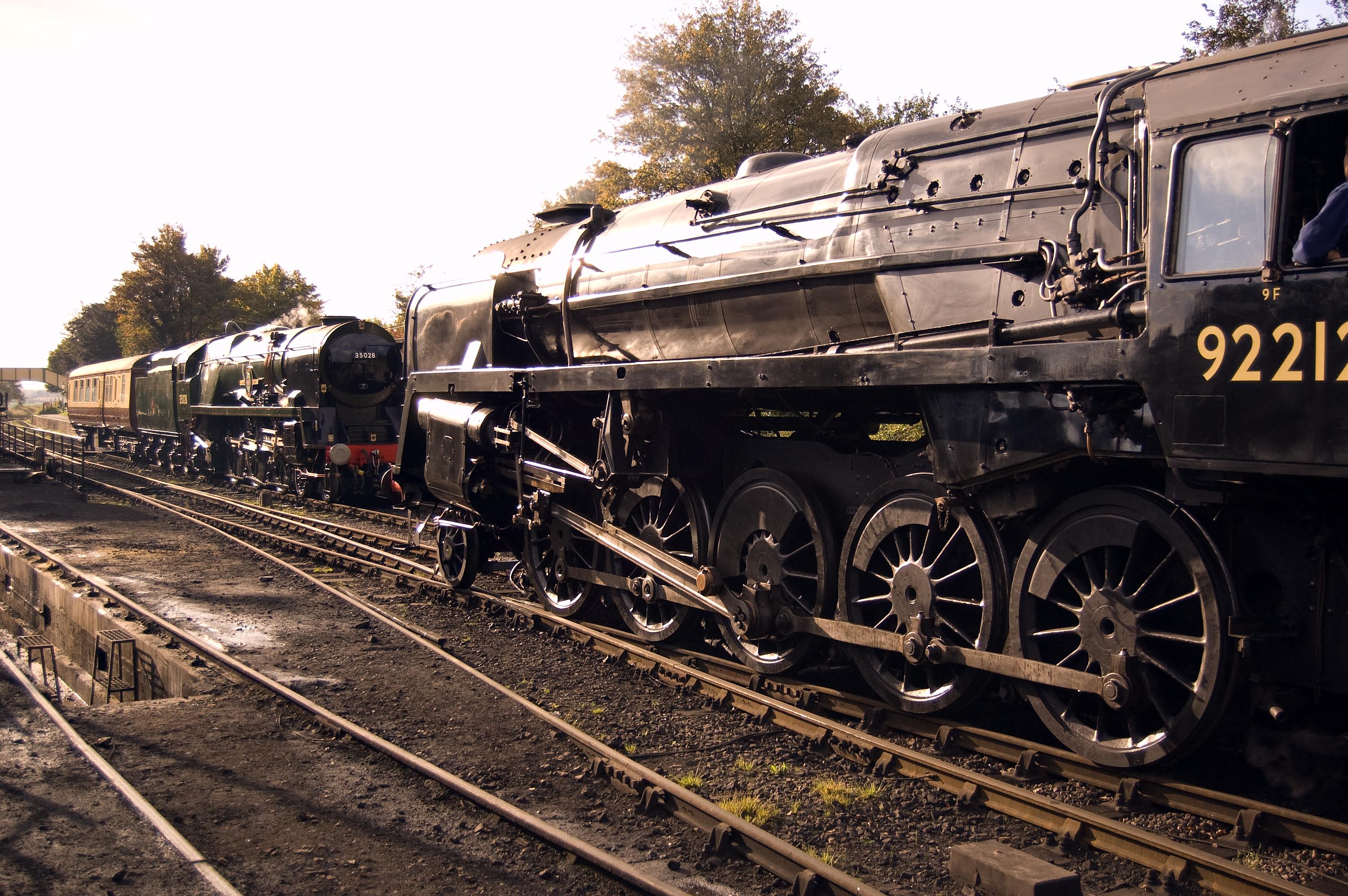Clan Line at Ropley