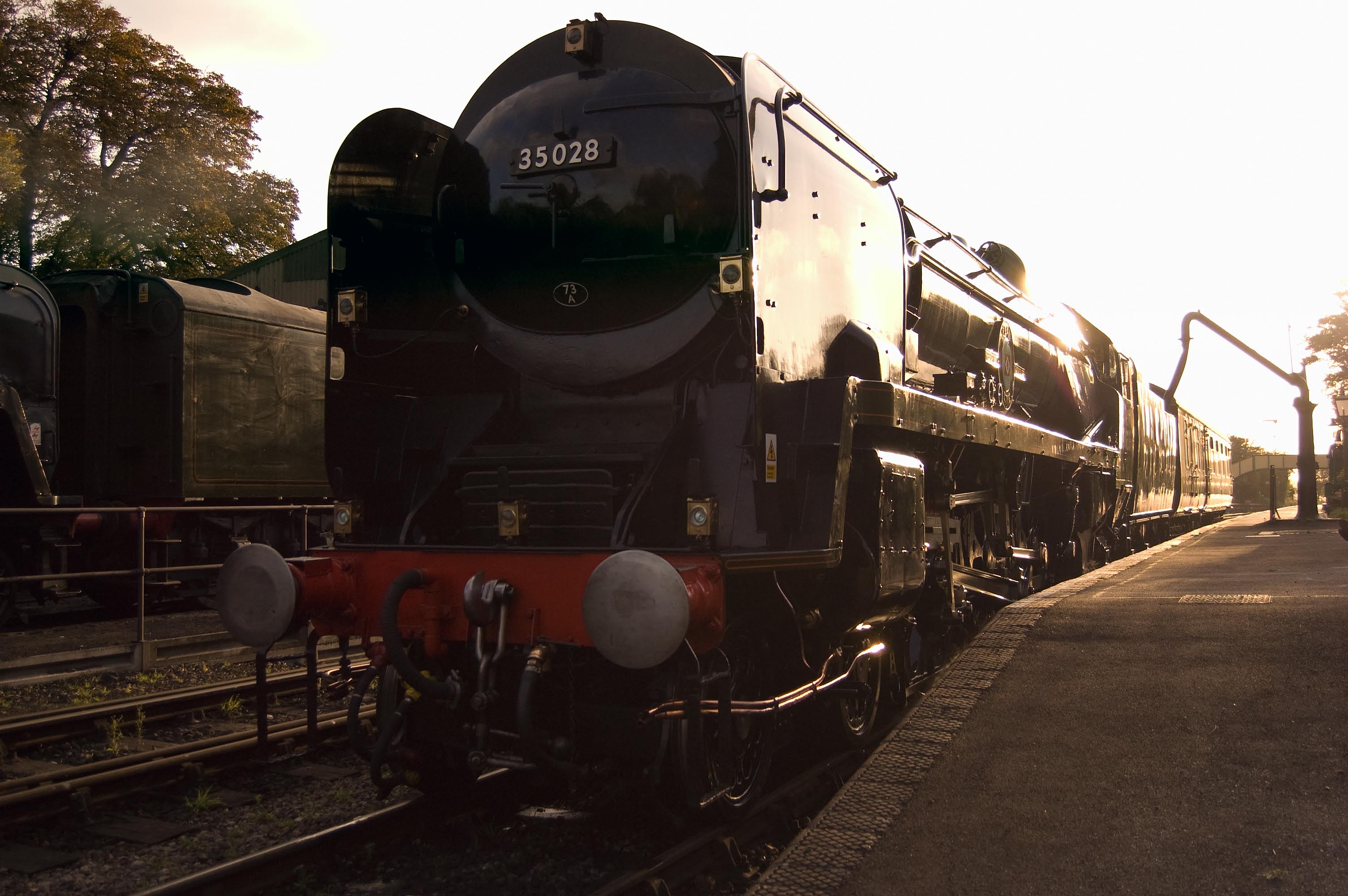 Clan Line at Ropley